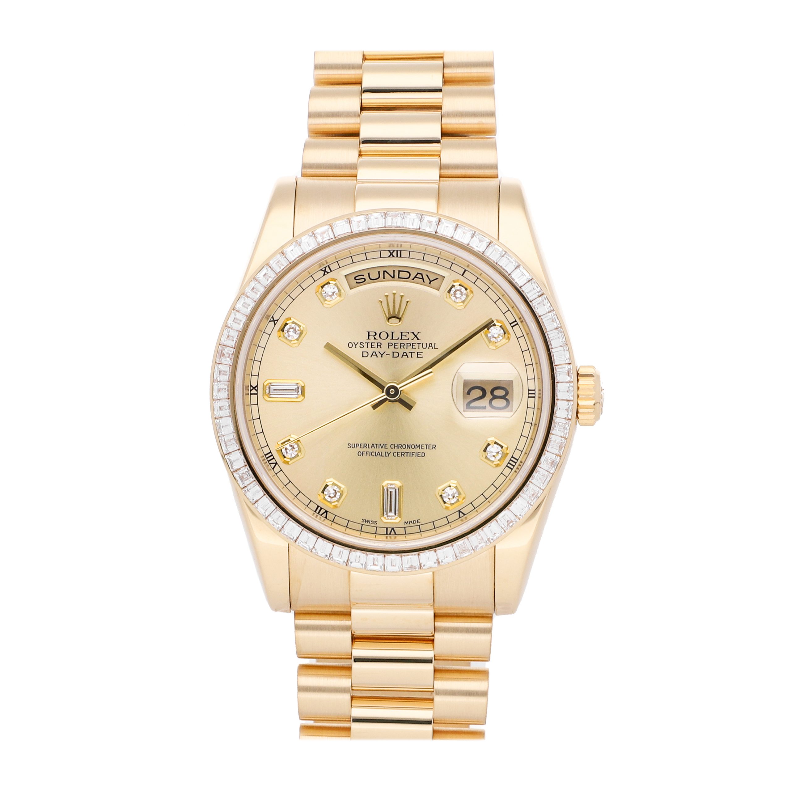 Rolex Super Clone Watch : Day-Date 118398 CHP DIA PRES