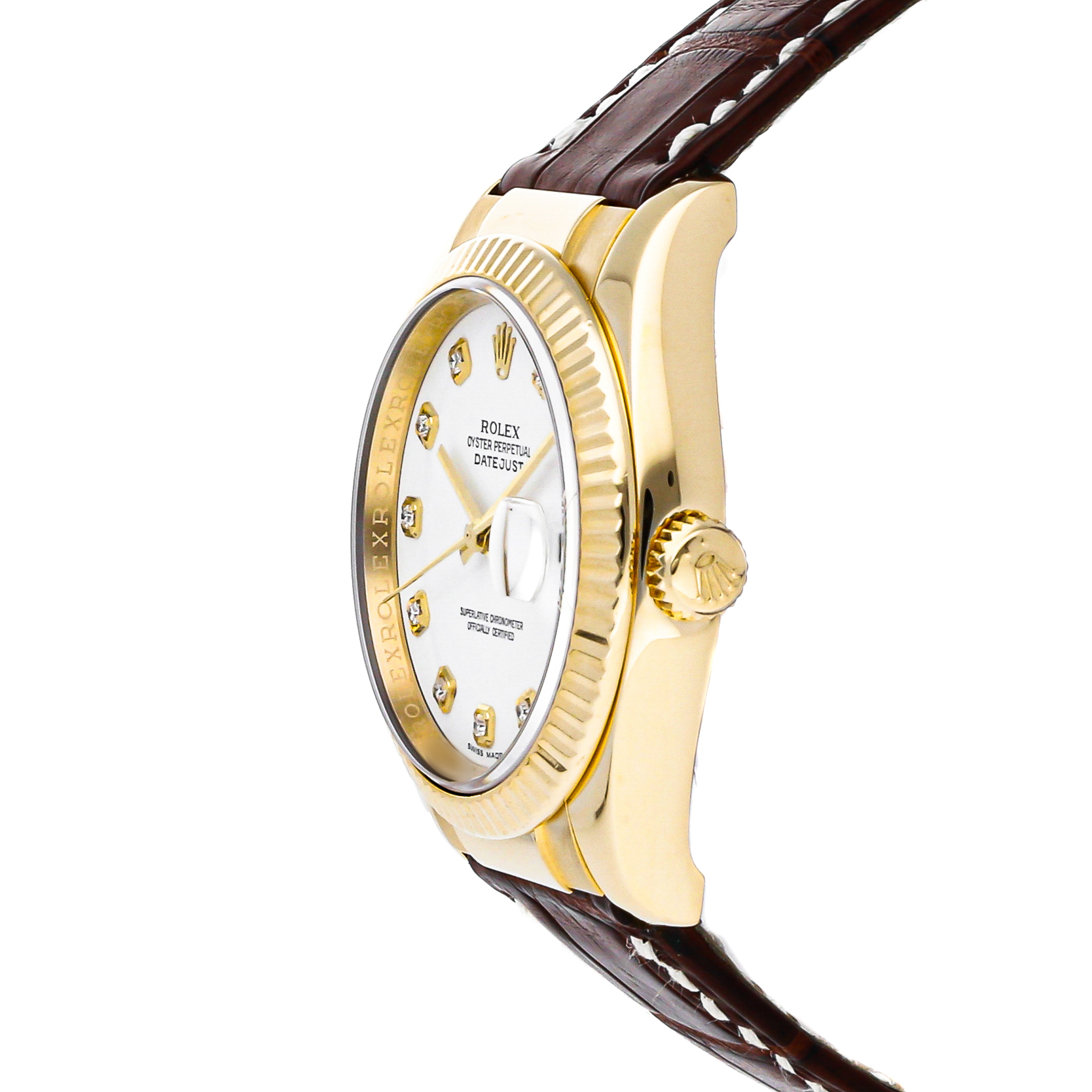 Rolex Super Clone Watch : Datejust 116138 WHT DI DB - Image 3