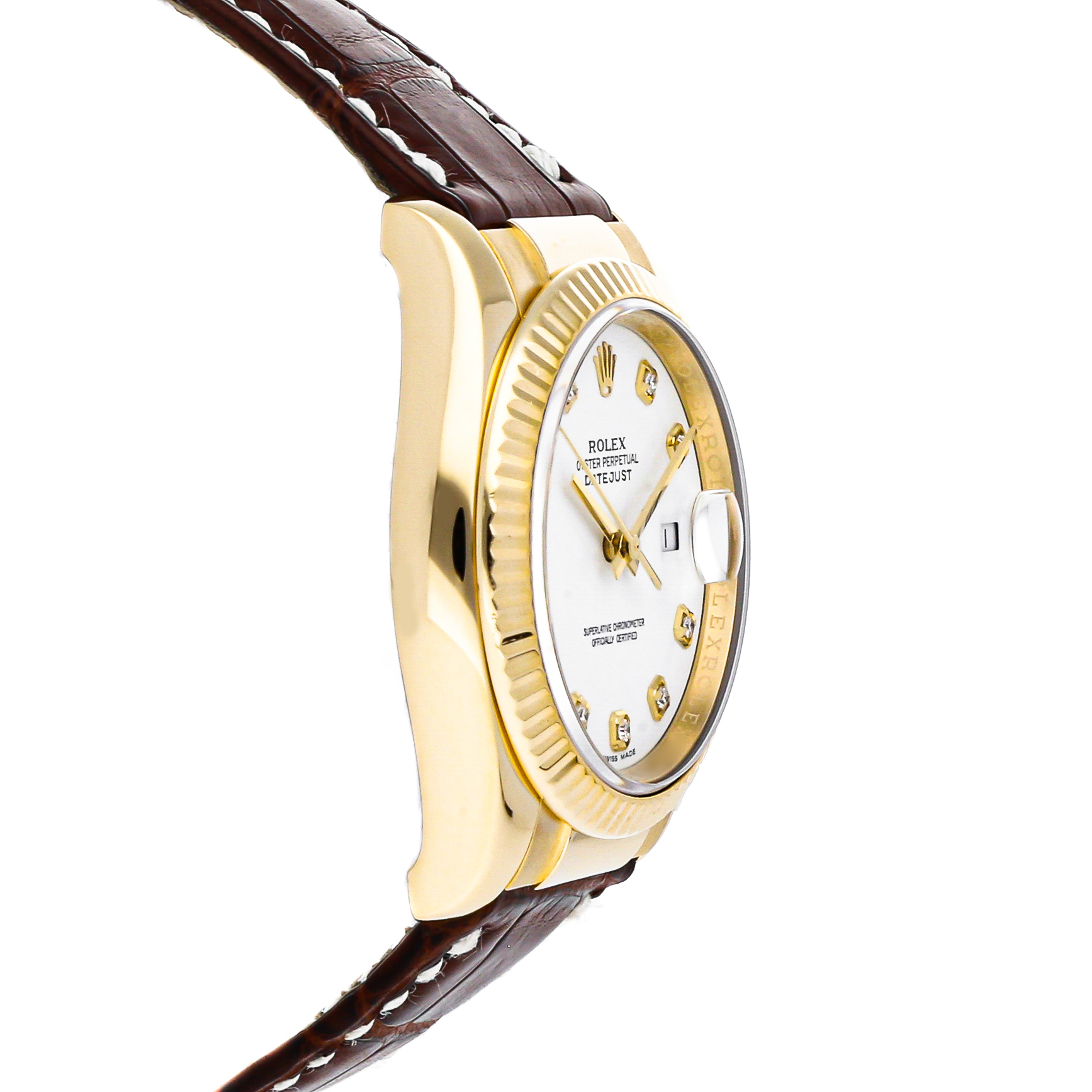 Rolex Super Clone Watch : Datejust 116138 WHT DI DB - Image 2