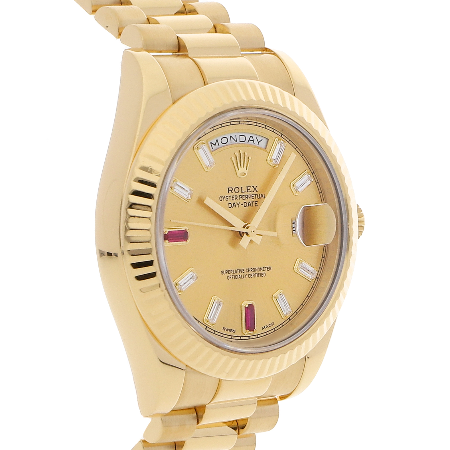 Rolex Super Clone Watch : Day-Date II 218238 CHP BG DI RBY PRS - Image 2