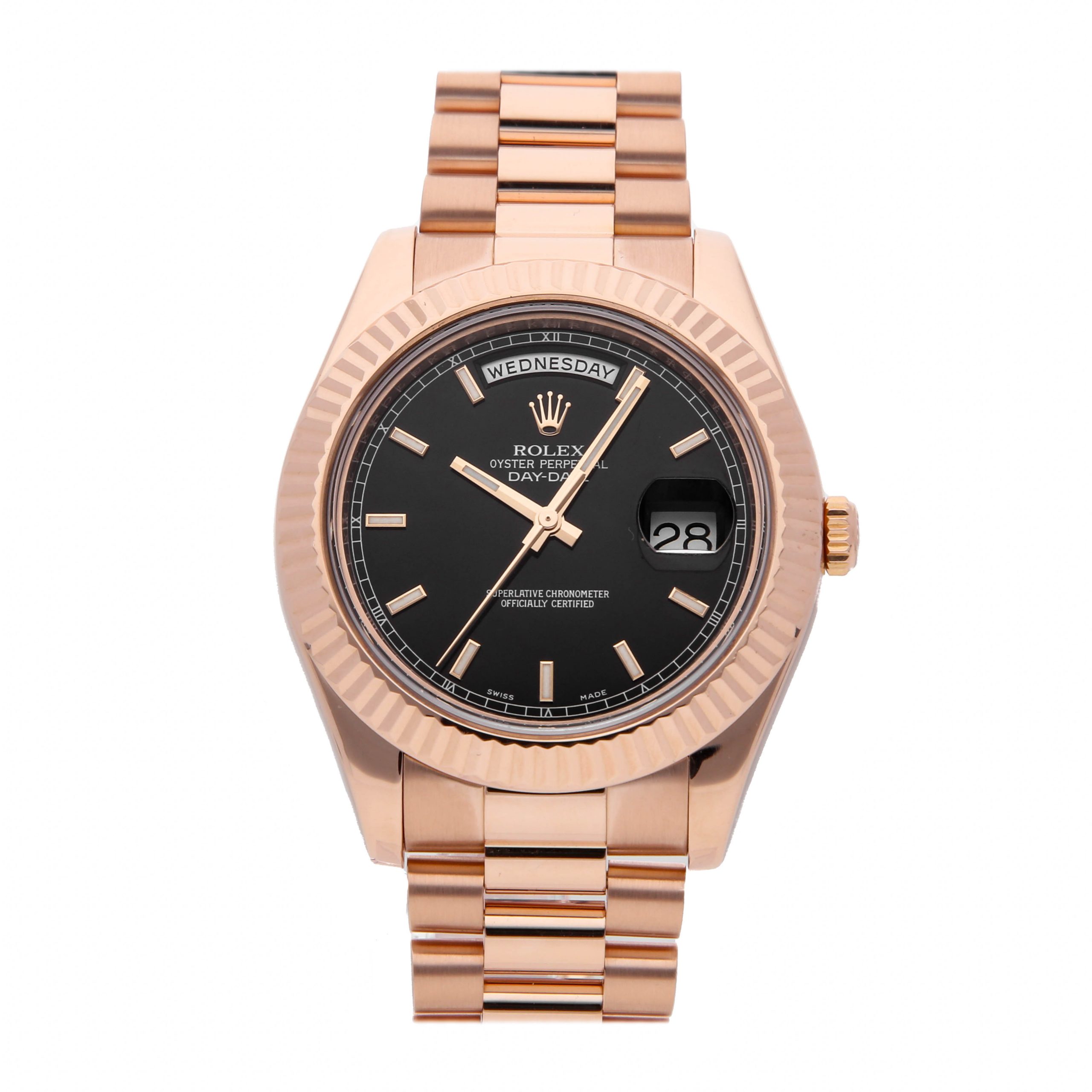 Rolex Super Clone Watch : Day-Date 218235 BLK IX PRS