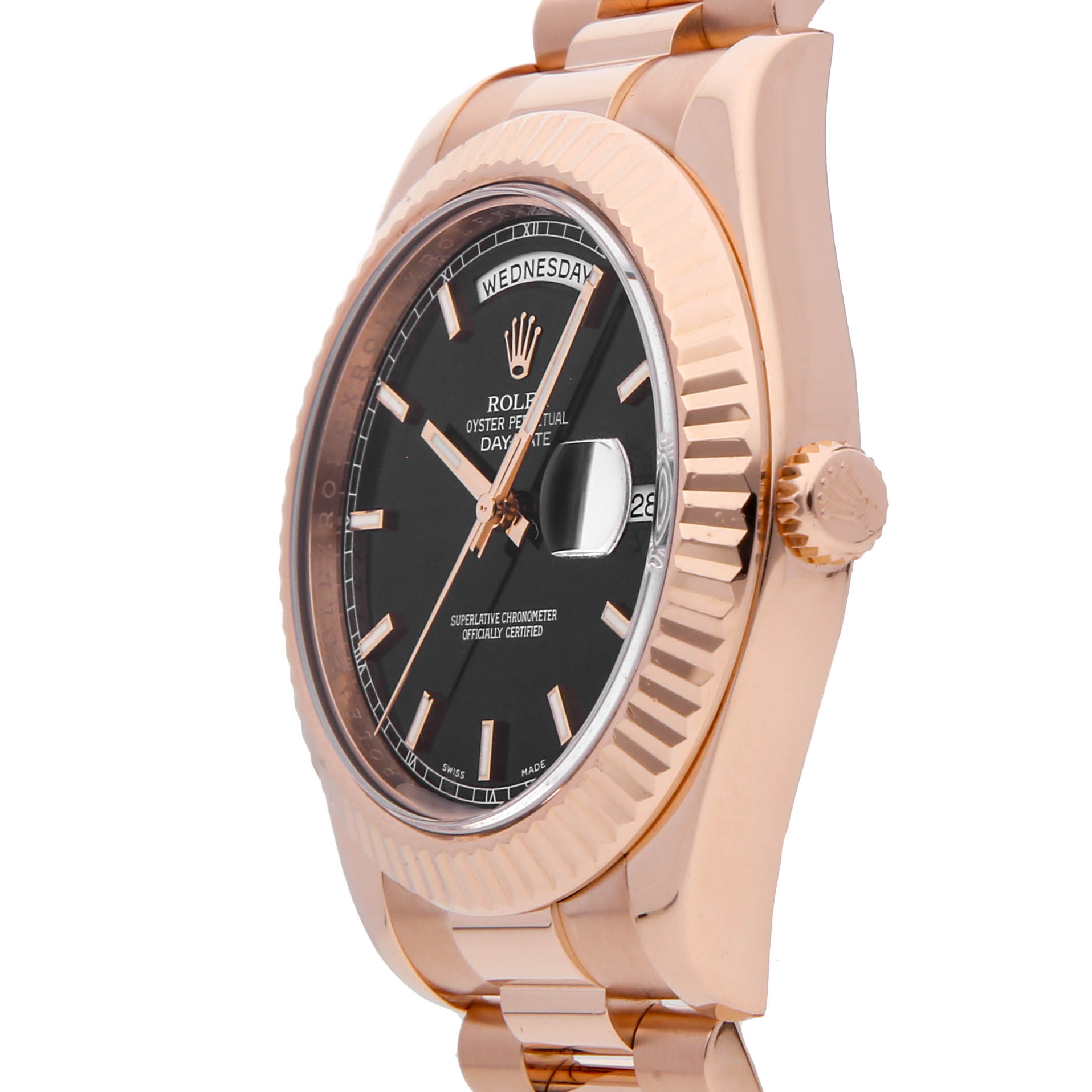 Rolex Super Clone Watch : Day-Date 218235 BLK IX PRS - Image 3