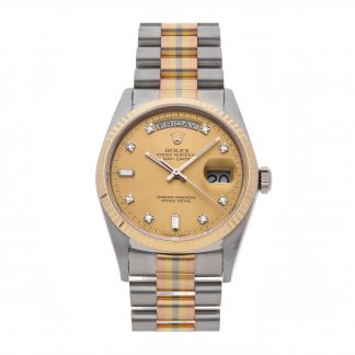 Rolex Super Clone Watch : Day-Date Tridor 18039BIC CHP DIA PRS