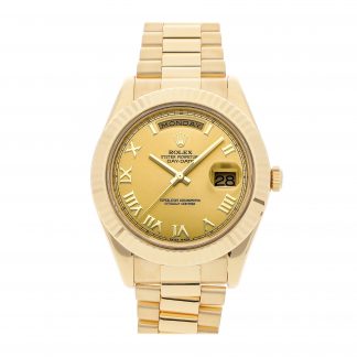Rolex Super Clone Watch : Day-Date II YG 218238-0038