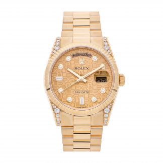 Rolex Super Clone Watch : Day-Date 118338 CHP JUB DI PRS
