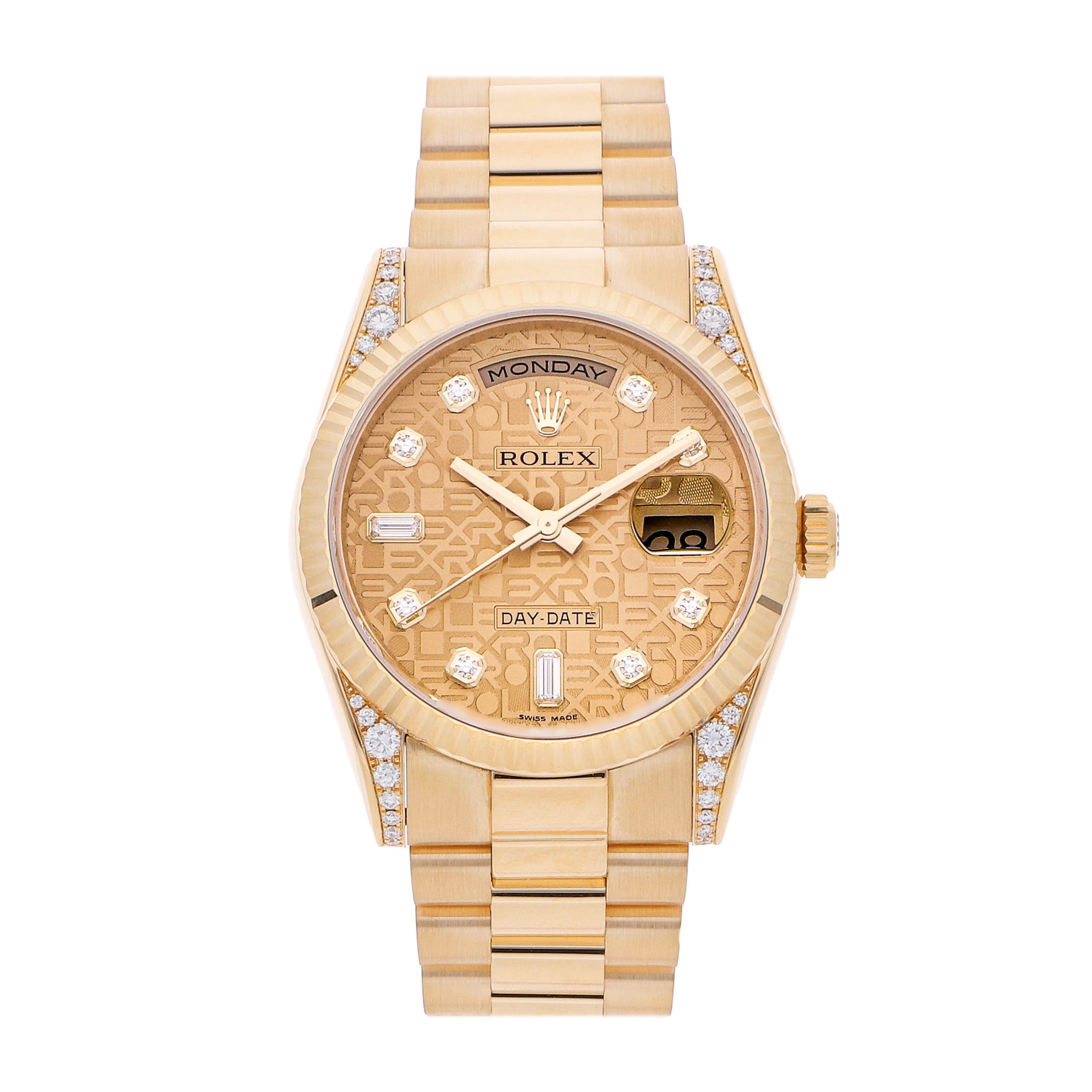 Rolex Super Clone Watch : Day-Date 118338 CHP JUB DI PRS