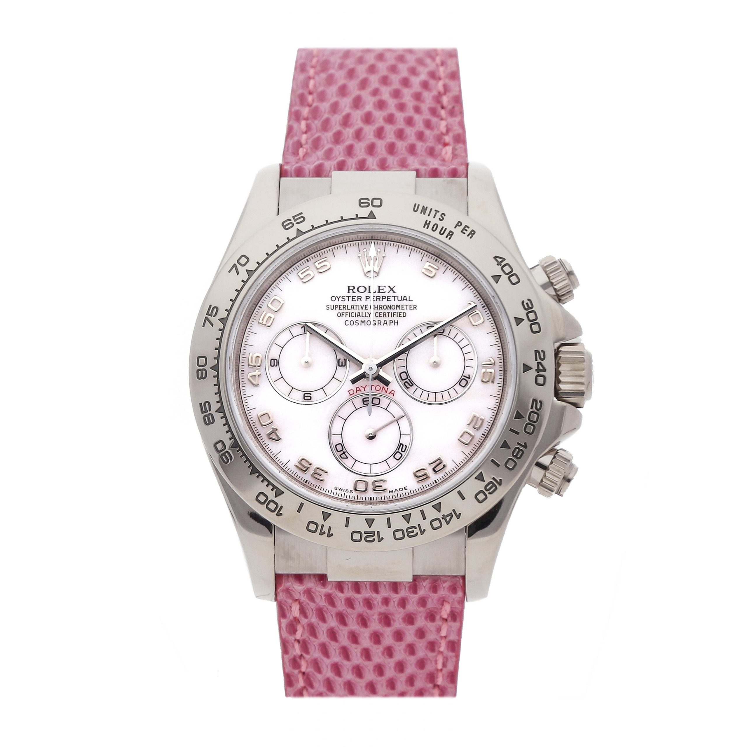 Rolex Super Clone Watch : Daytona Cosmograph 116519 PNK MOP AR DB