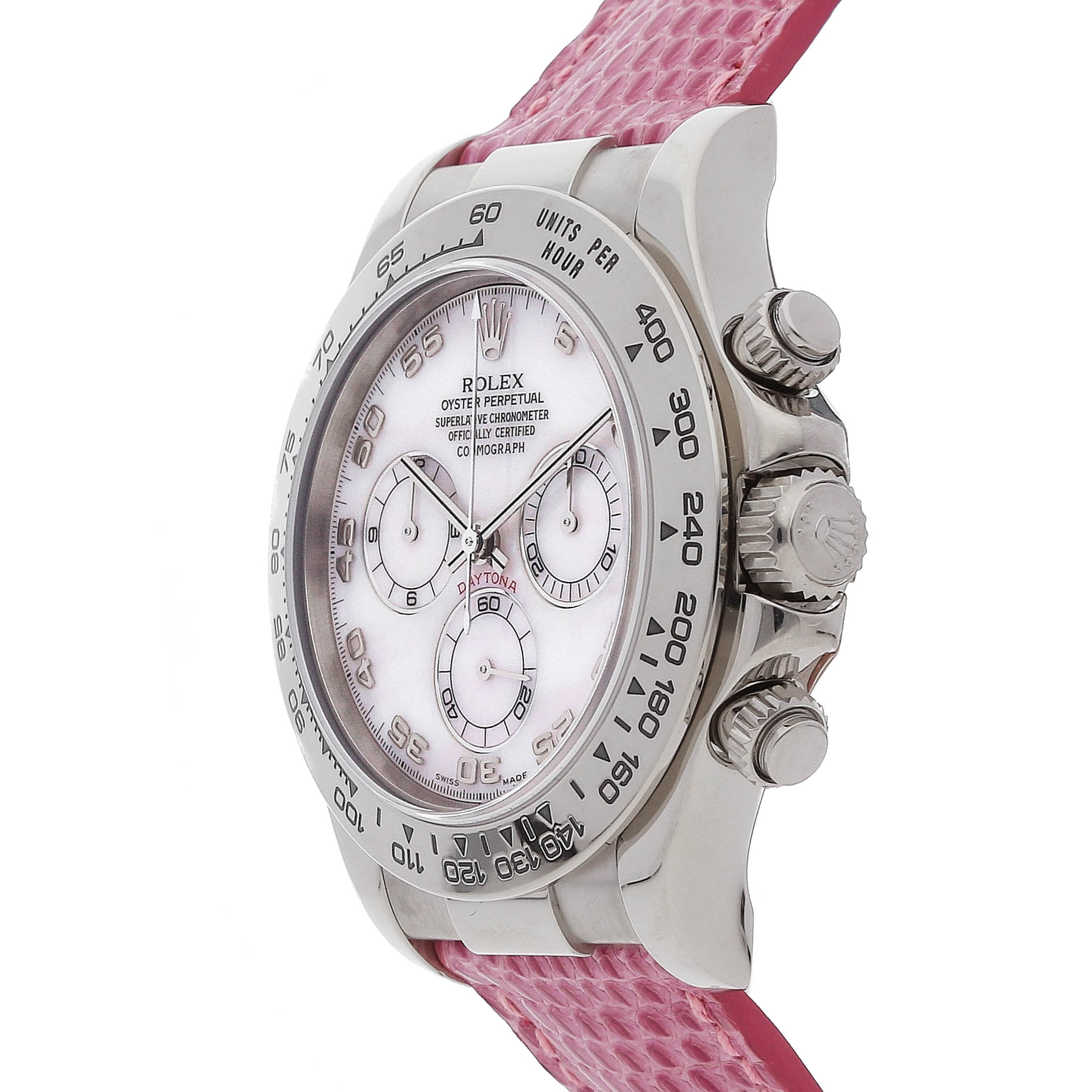 Rolex Super Clone Watch : Daytona Cosmograph 116519 PNK MOP AR DB - Image 3