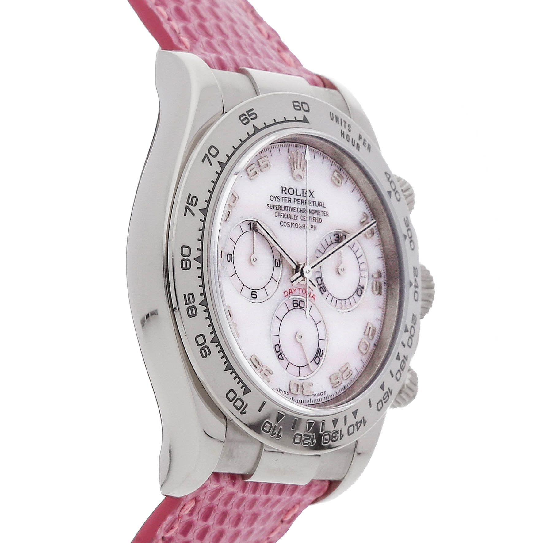 Rolex Super Clone Watch : Daytona Cosmograph 116519 PNK MOP AR DB - Image 2