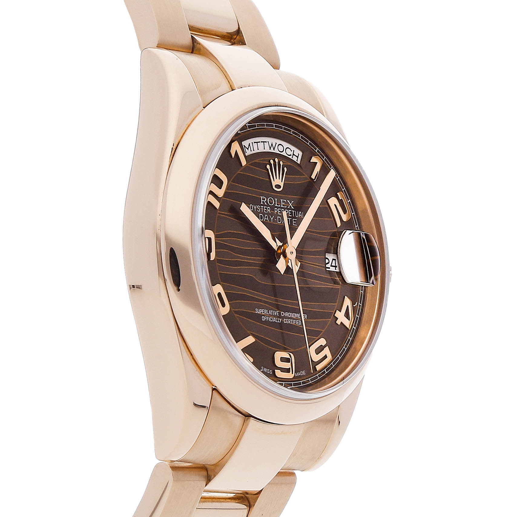 Rolex Super Clone Watch : Day-Date 118205 BRZ WAV OYS - Image 2