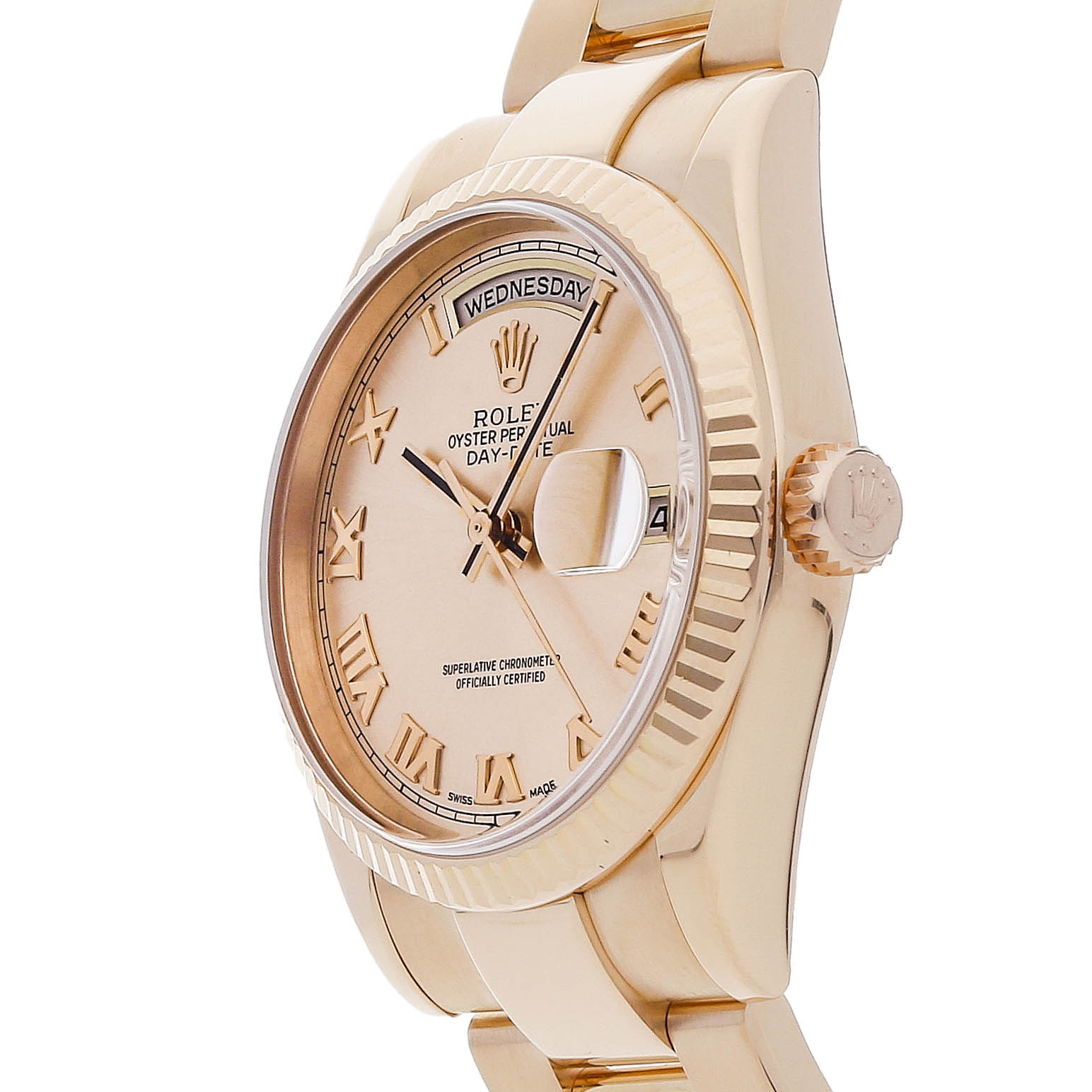 Rolex Super Clone Watch : Day-Date 118235 PNK ROM OYS - Image 3
