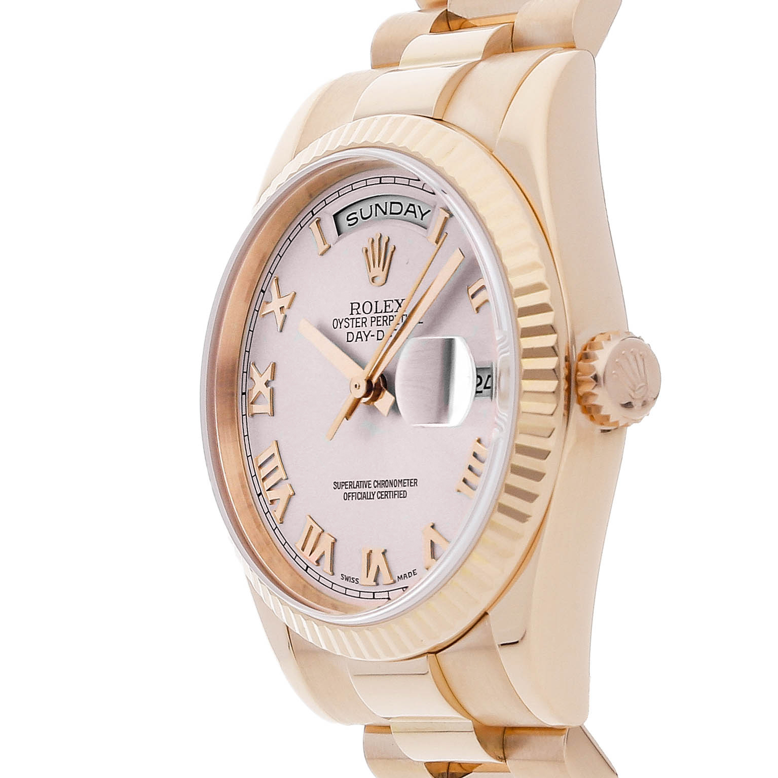 Rolex Super Clone Watch : Day-Date 118235F PNK ROM PRES - Image 3