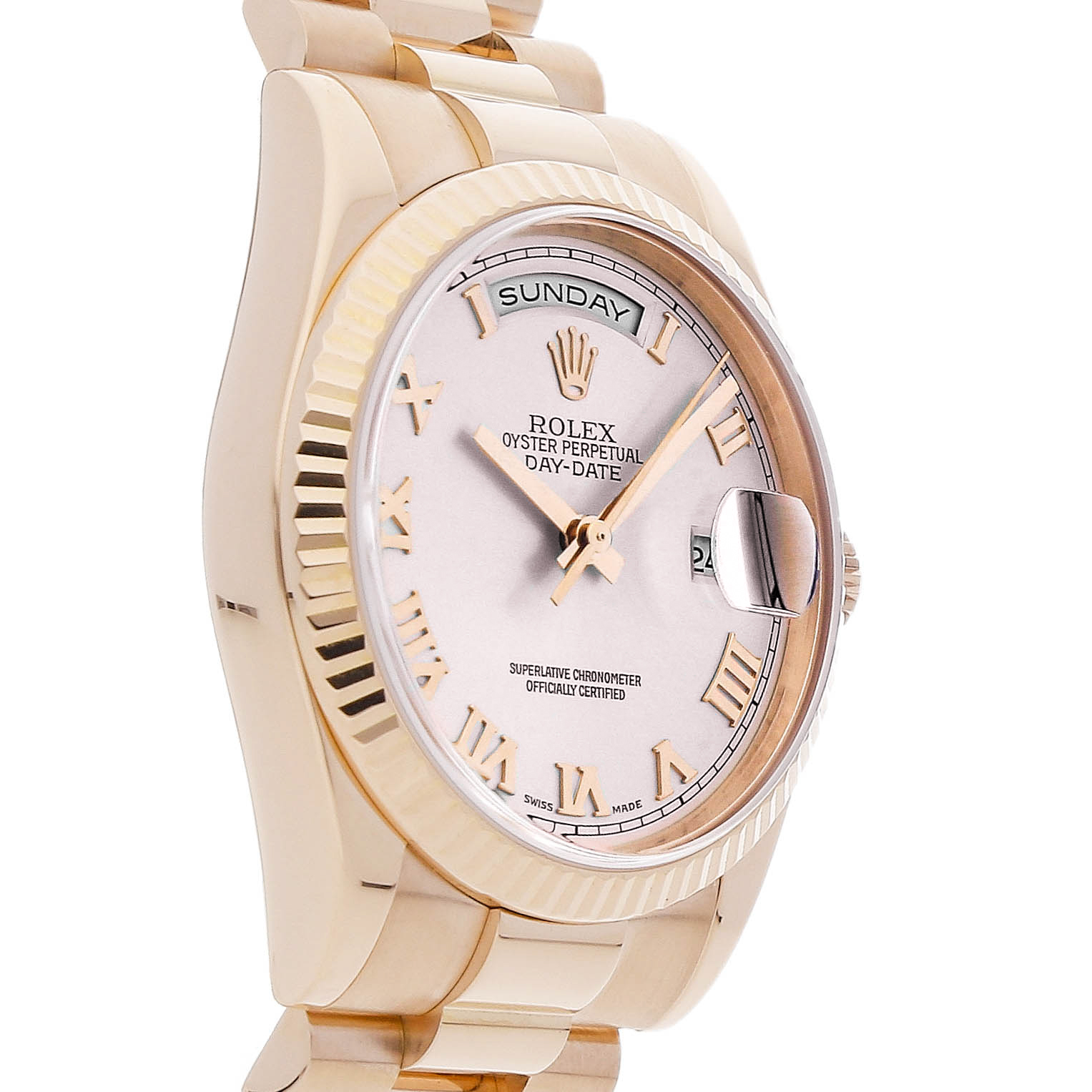 Rolex Super Clone Watch : Day-Date 118235F PNK ROM PRES - Image 2