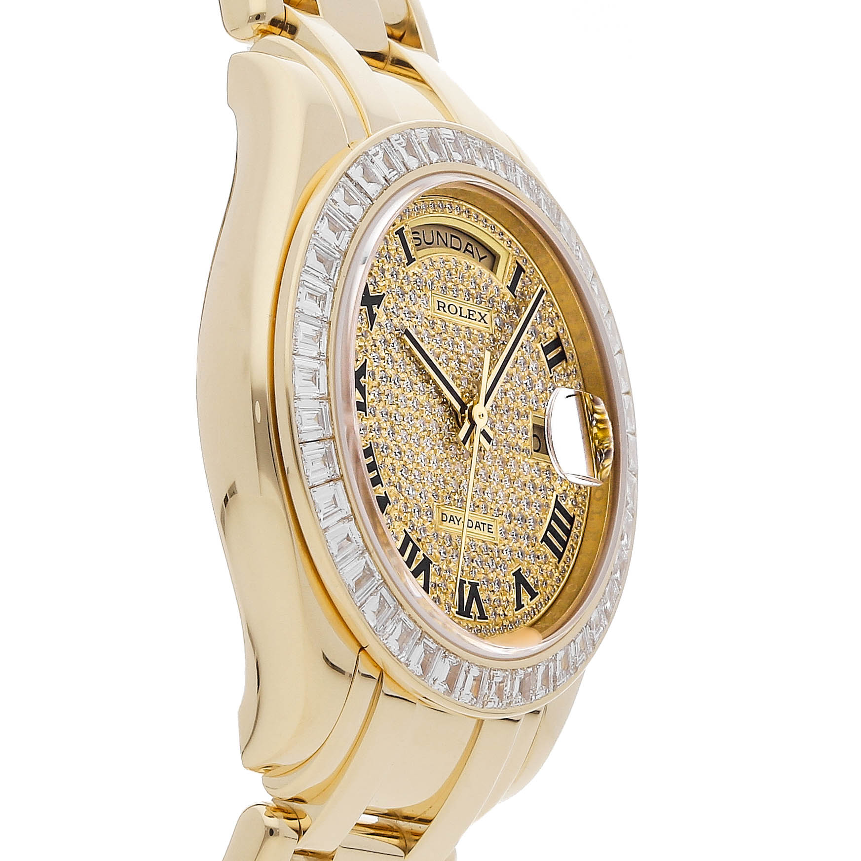 Rolex Super Clone Watch : Day-Date 18958BR PV BLK ROM PRL - Image 2