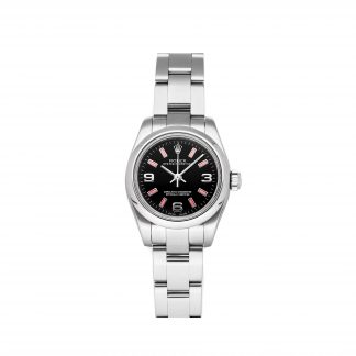 Rolex Super Clone Watch : Oyster Perpetual 176200 BLK PNK IX AR OYS