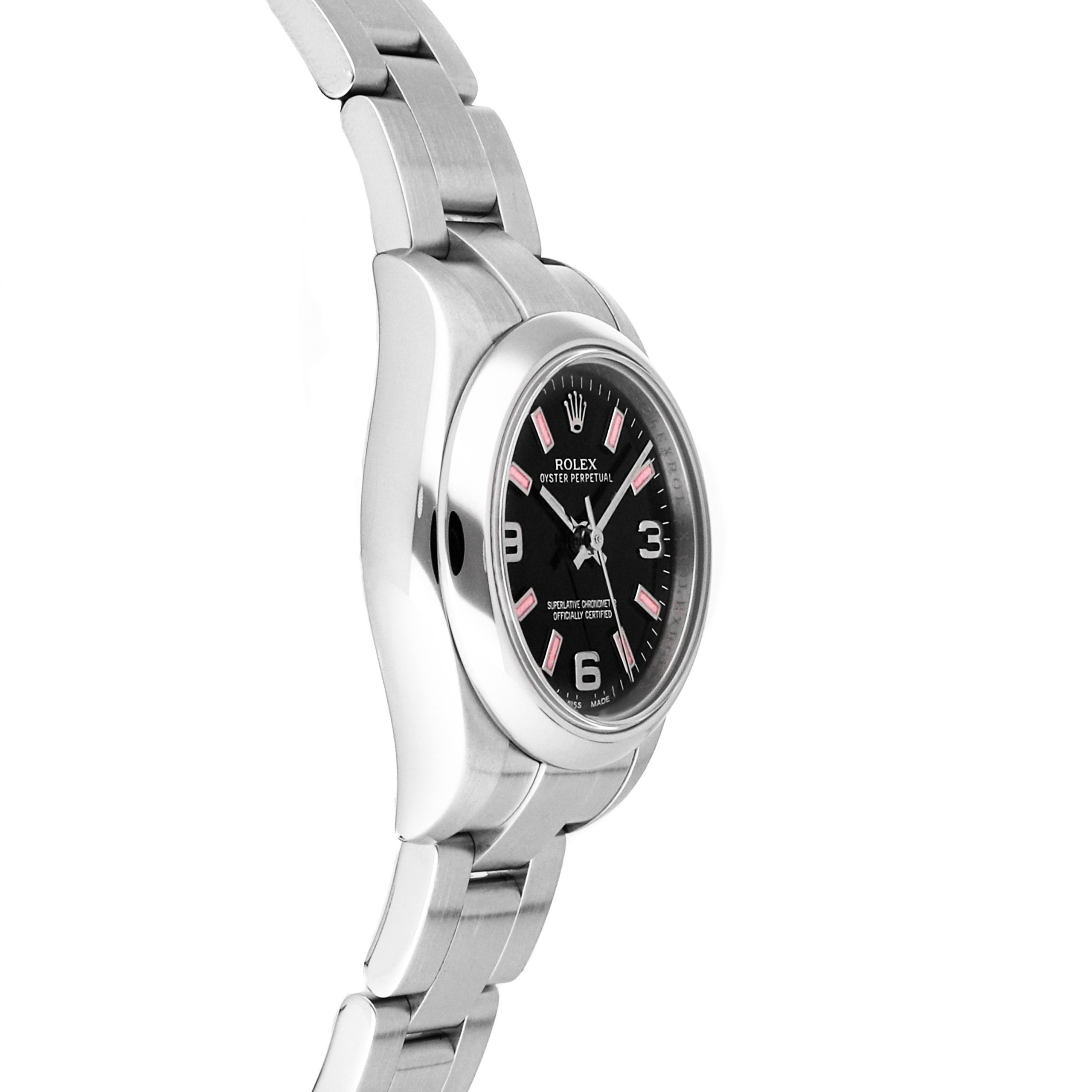 Rolex Super Clone Watch : Oyster Perpetual 176200 BLK PNK IX AR OYS - Image 2