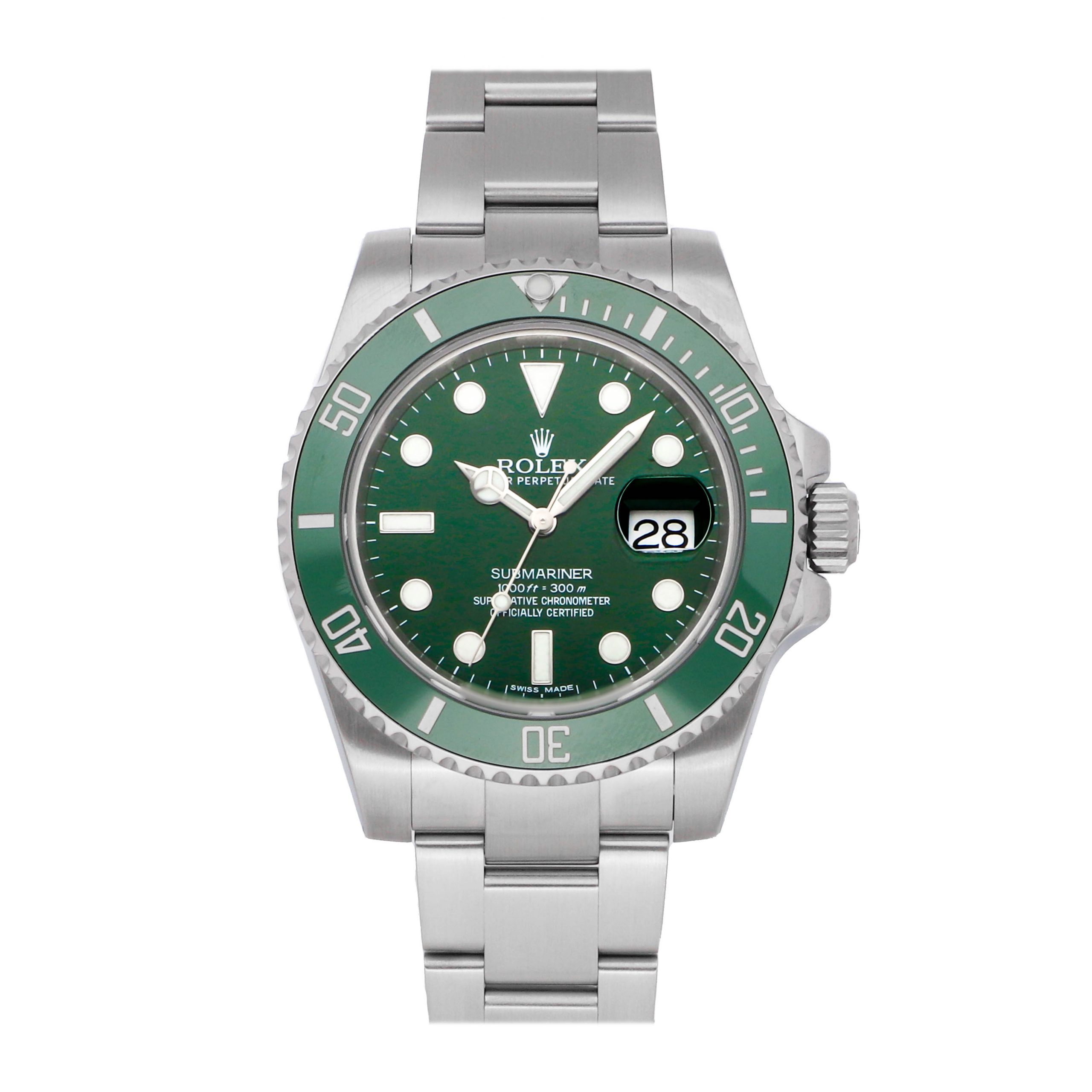 Rolex Super Clone Watch : Submariner Date "Hulk" 116610LV-0002