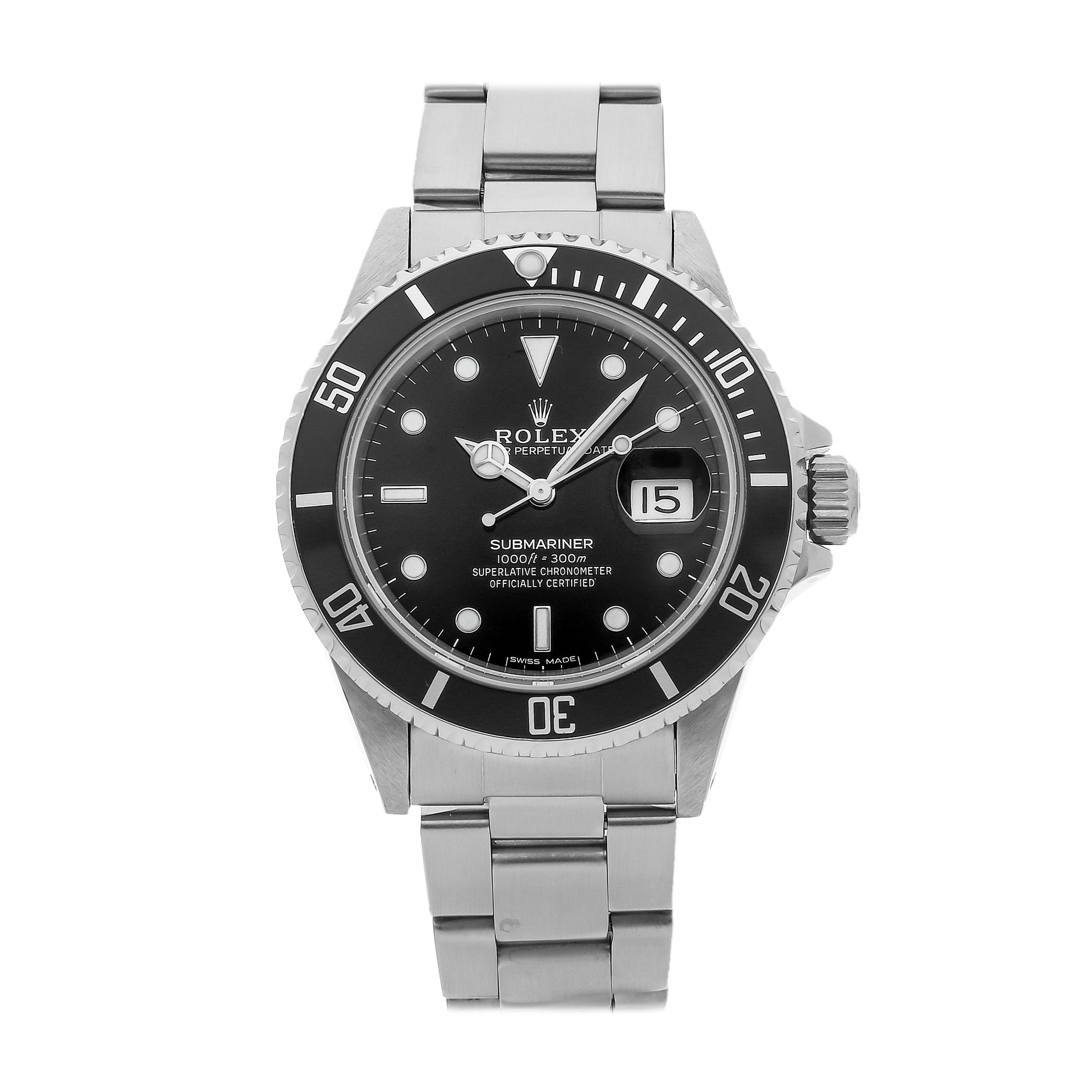 Rolex Super Clone Watch : Submariner Date 16800 BLK IX OYS
