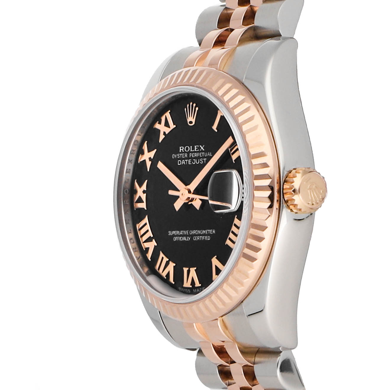 Rolex Super Clone Watch : Datejust 178271 BLK SUN ROM JUB - Image 3