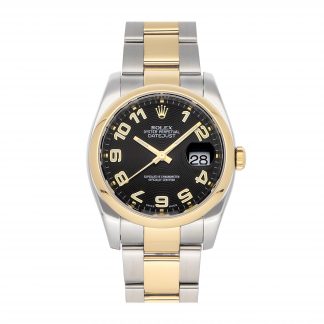 Rolex Super Clone Watch : Datejust 116203 BLK CON ARB OYS