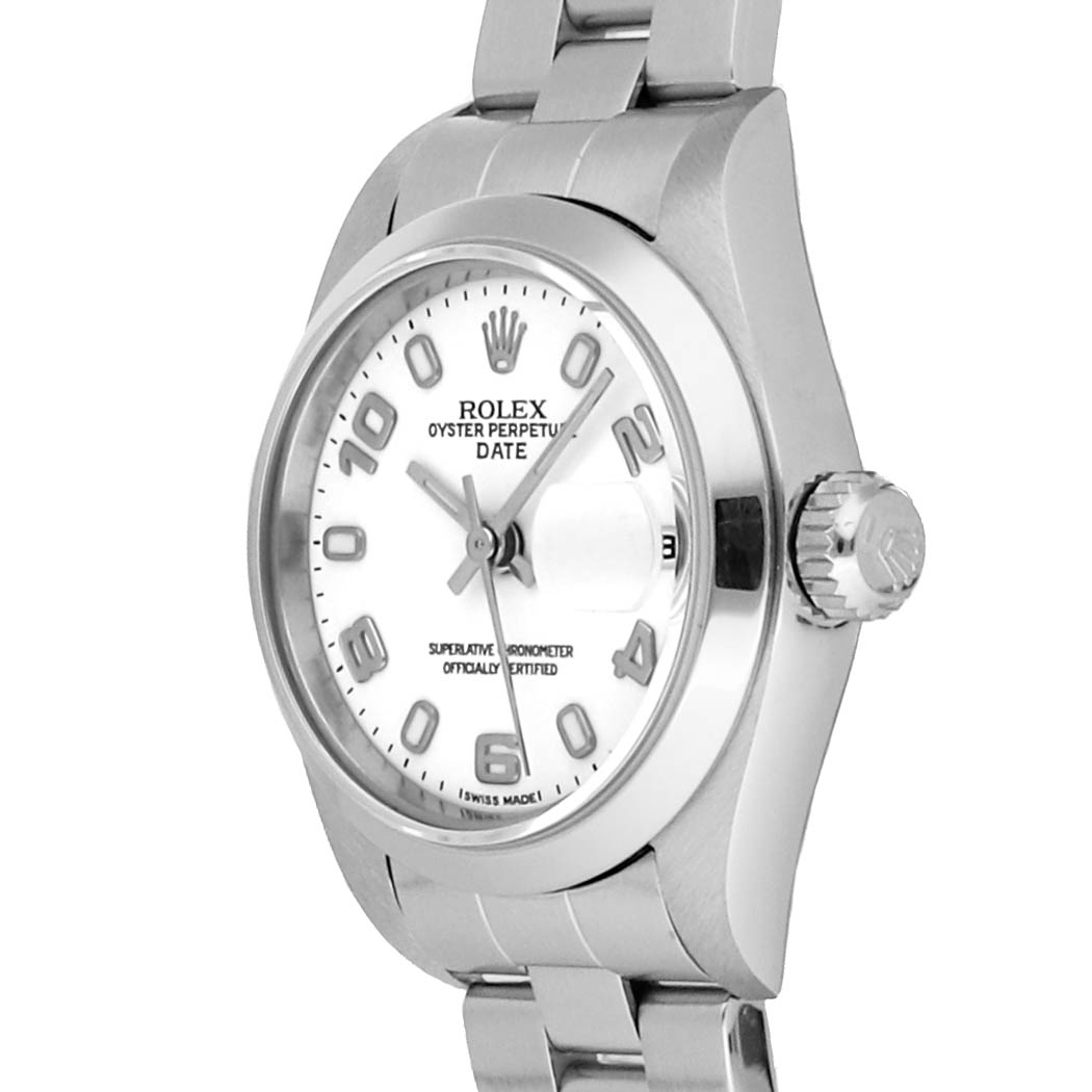 Rolex Super Clone Watch : Oyster Perpetual Date 79160 WHT AR IX OYS - Image 3