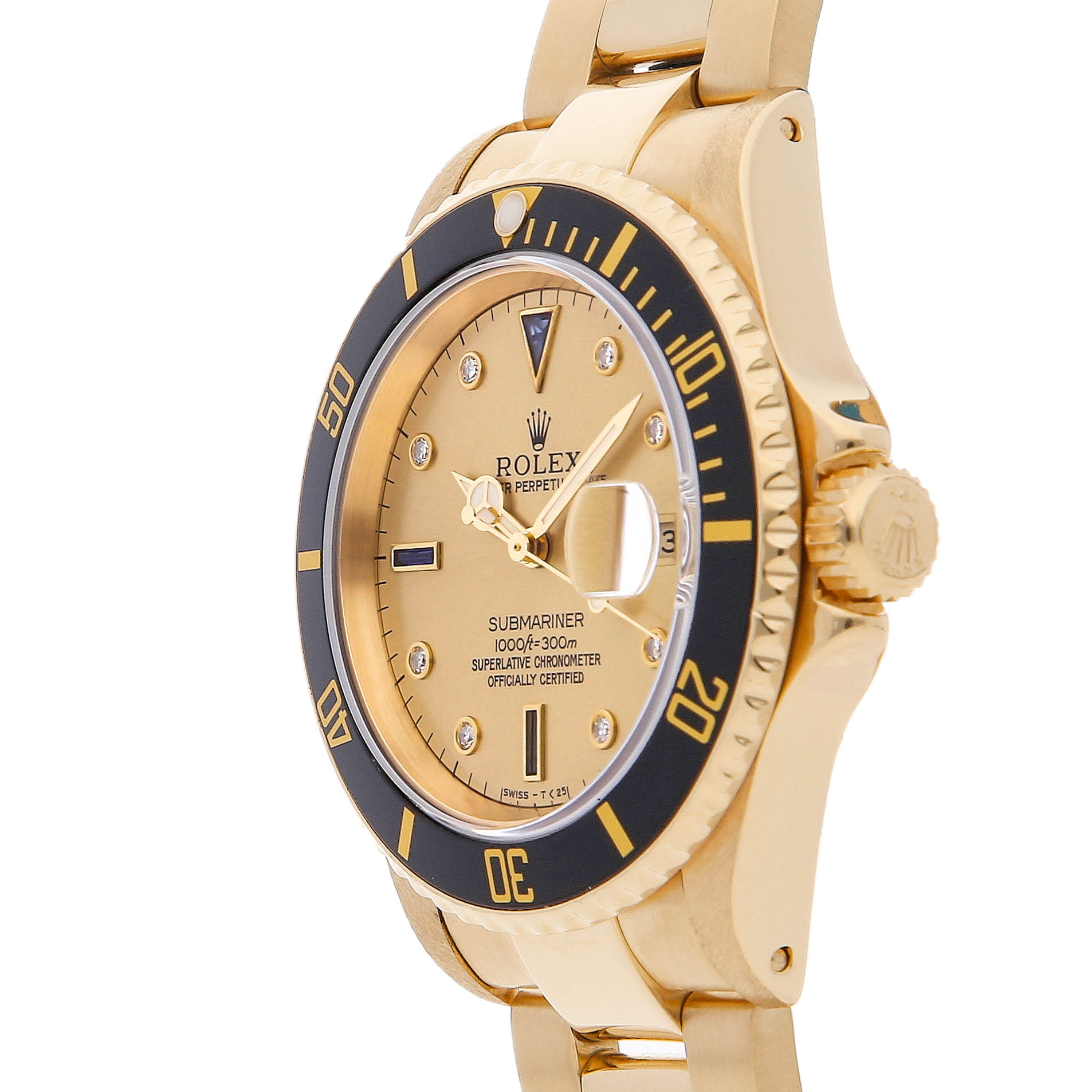 Rolex Super Clone Watch : Submariner Date 16618 CHP SER BLK OYS - Image 2
