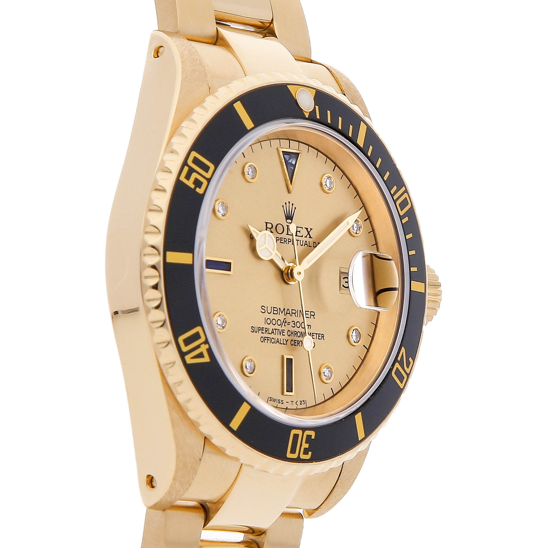 Rolex Super Clone Watch : Submariner Date 16618 CHP SER BLK OYS - Image 3