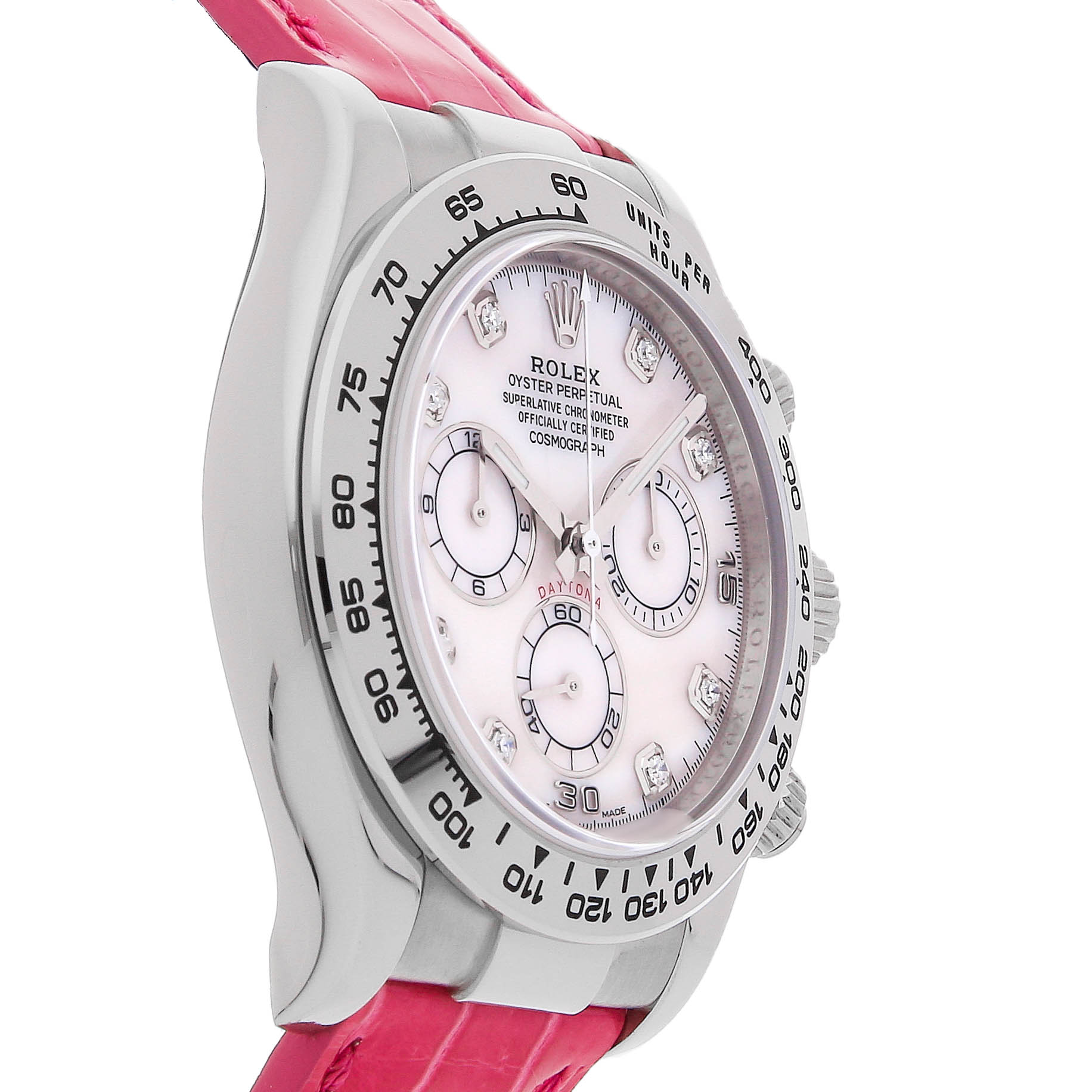 Rolex Super Clone Watch : Daytona Cosmograph 116519 PNK MOP DI DB - Image 2