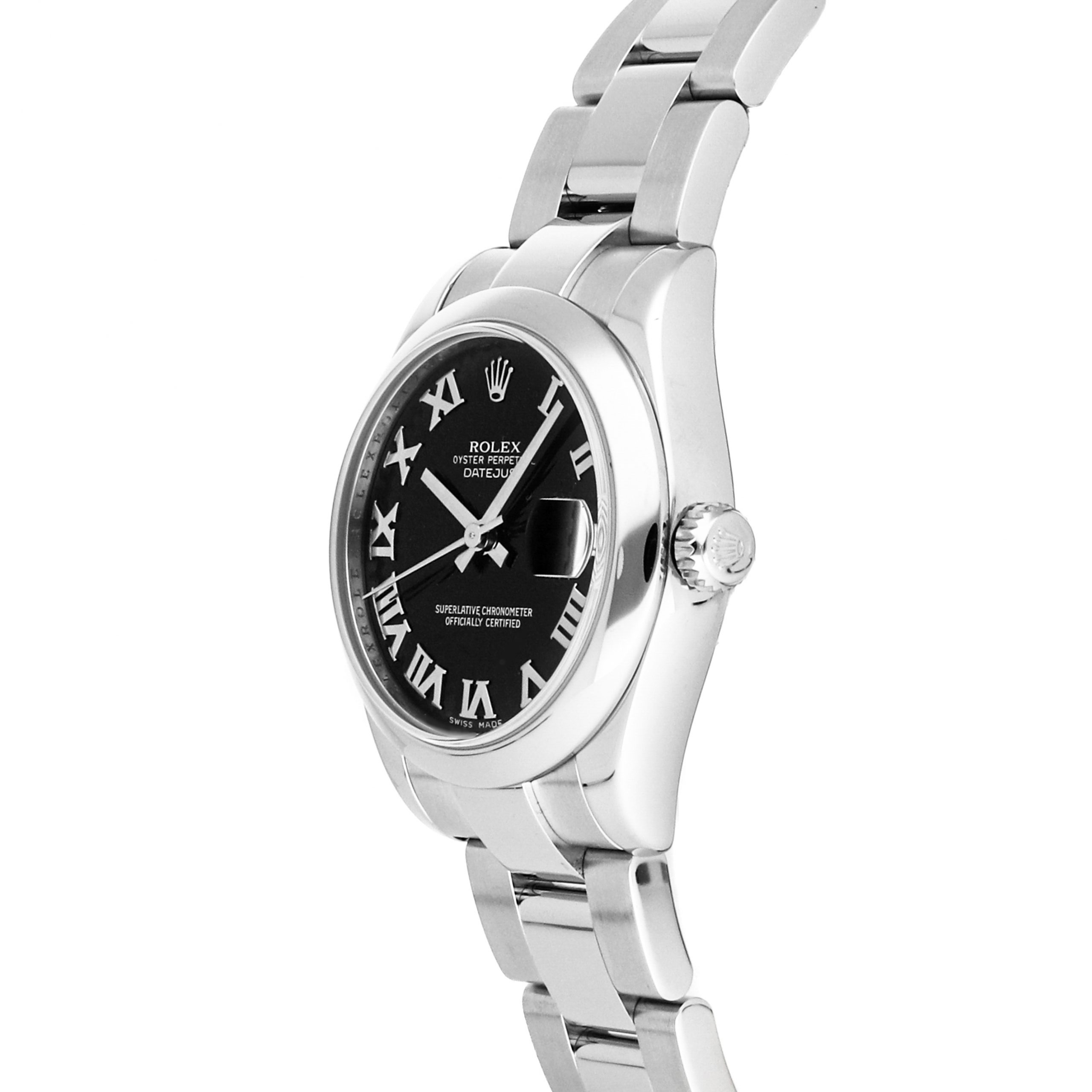 Rolex Super Clone Watch : Datejust 178240 BLK SUN ROM OYS - Image 3
