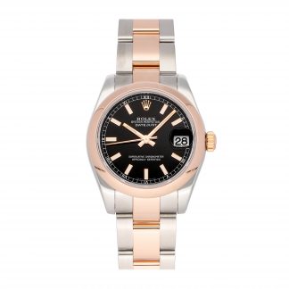 Rolex Super Clone Watch : Datejust 178241 BLK IX OYS