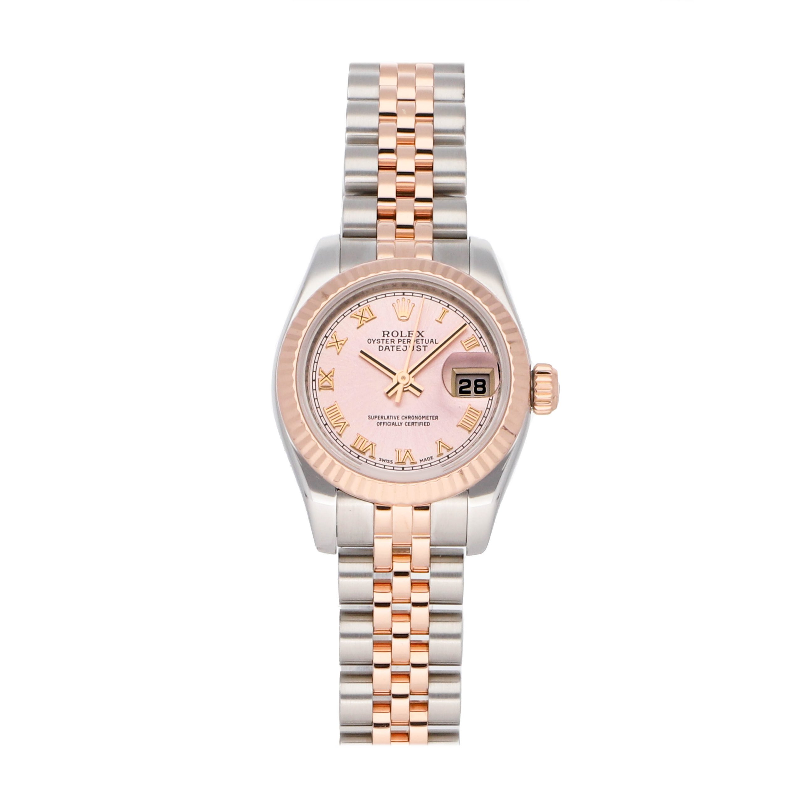 Rolex Super Clone Watch : Datejust 179171 PNK ROM JUB