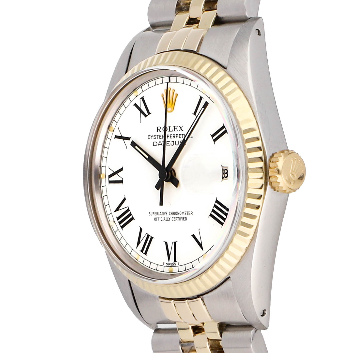 Rolex Super Clone Watch : Datejust 16013 WHT ROM BUCKLEY JUB - Image 3