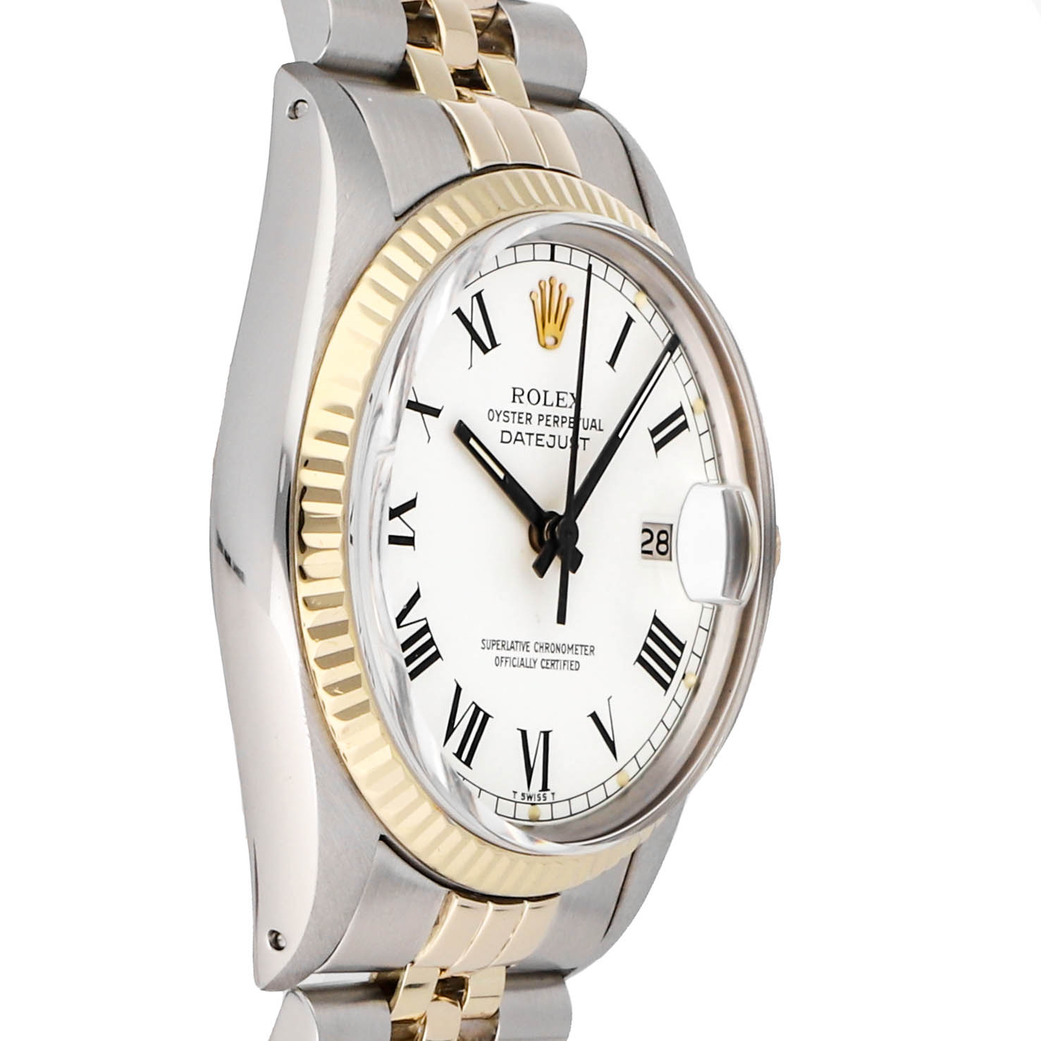 Rolex Super Clone Watch : Datejust 16013 WHT ROM BUCKLEY JUB - Image 2
