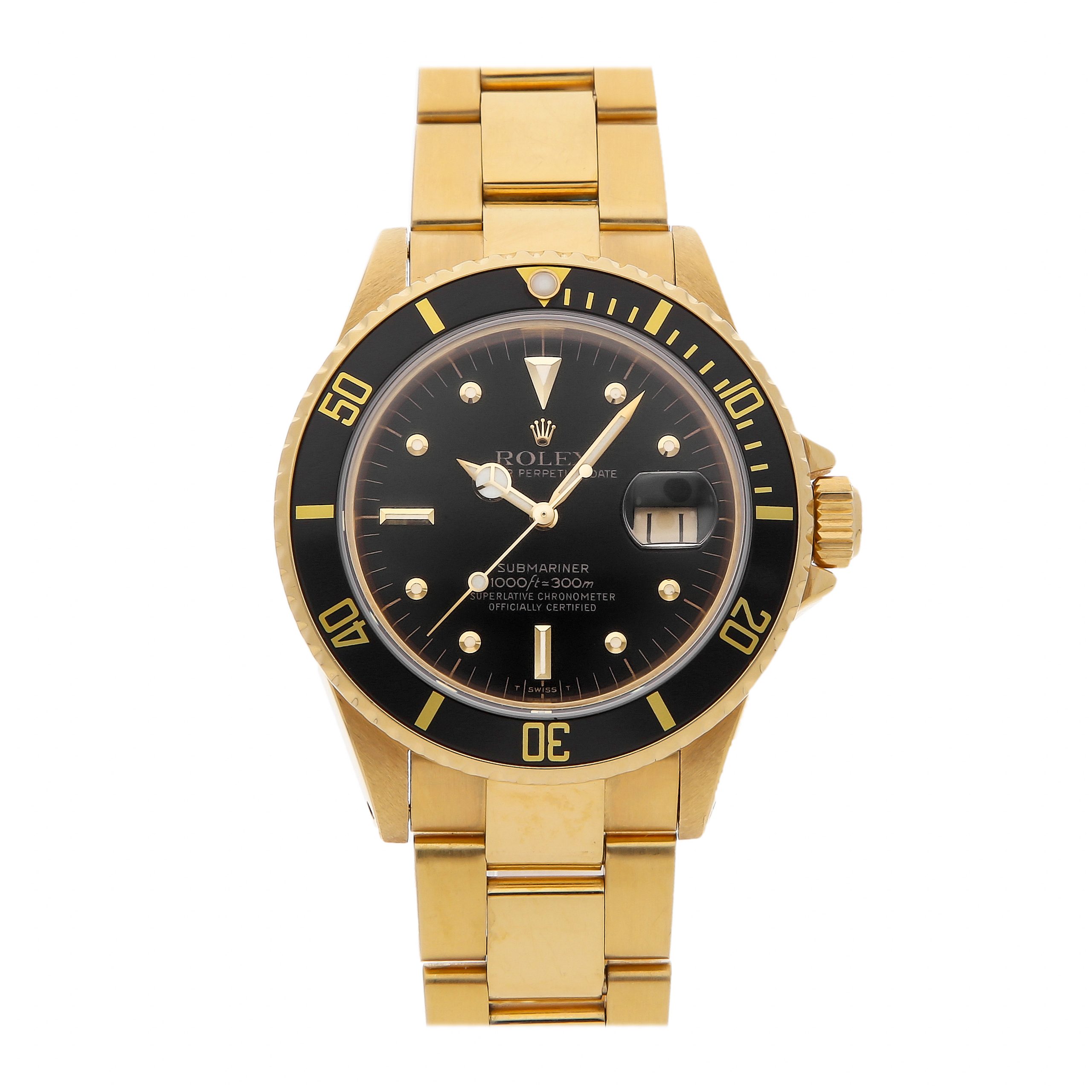 Rolex Super Clone Watch : Submariner Date 16808 BLK OYS