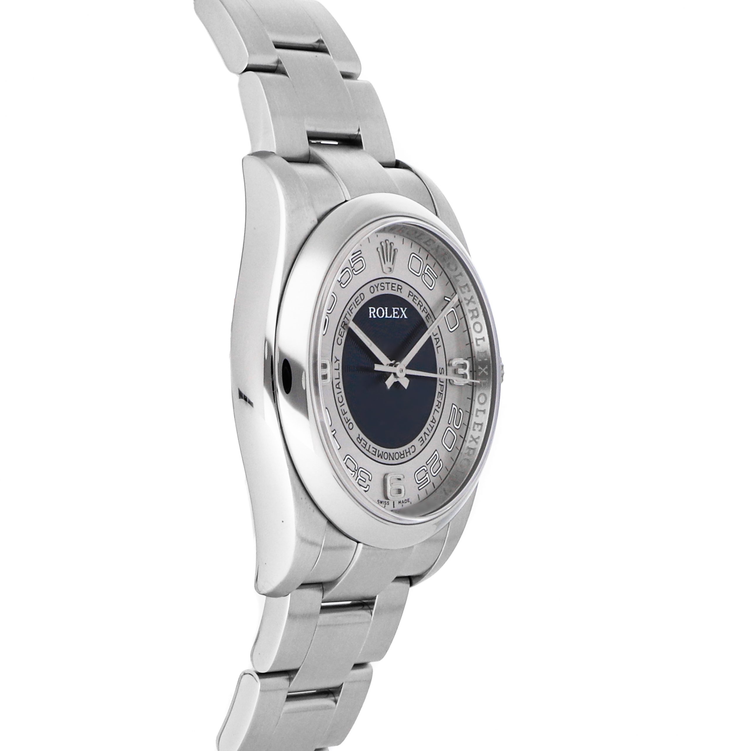 Rolex Super Clone Watch : Oyster Perpetual 116000 BLU SLV OYS - Image 2