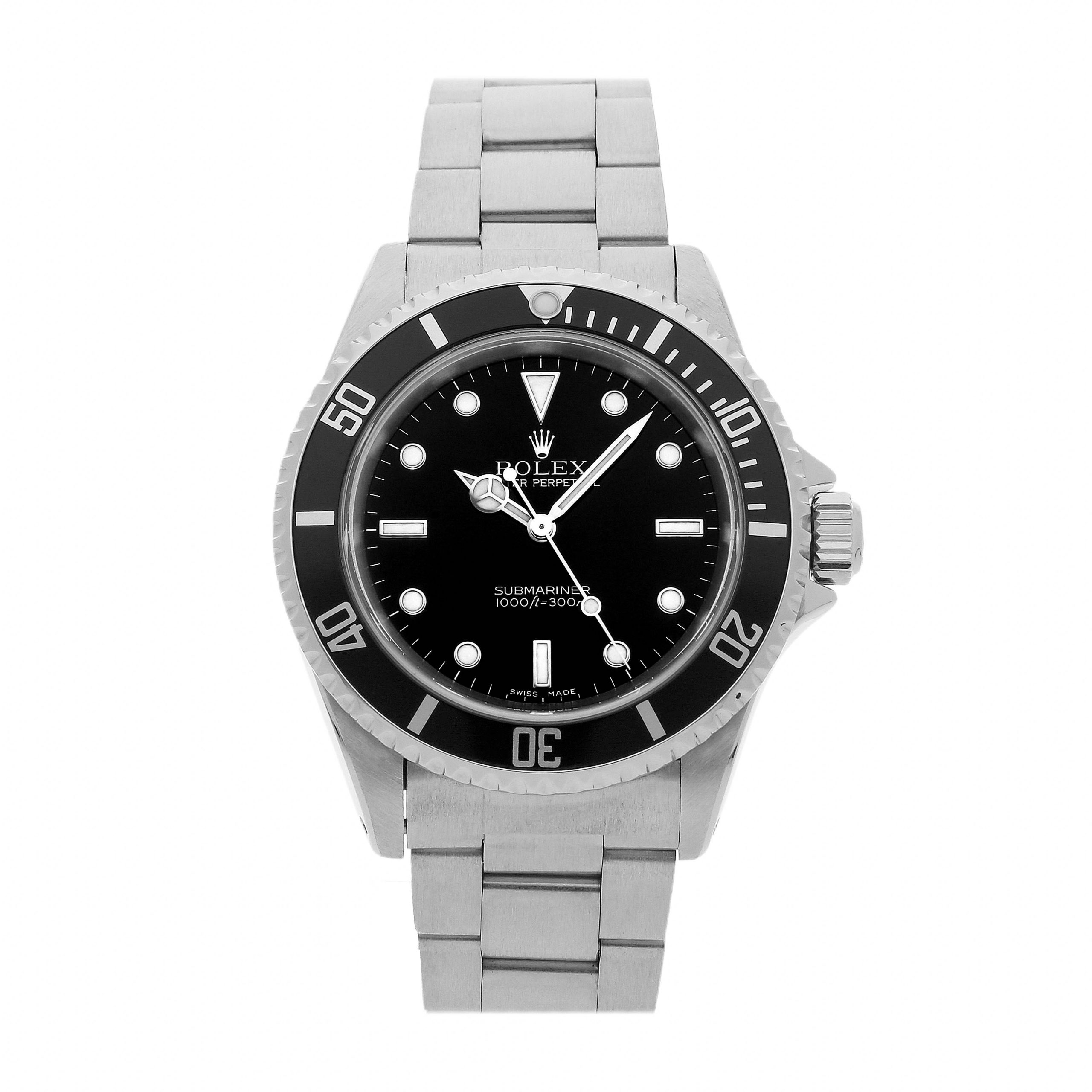 Rolex Super Clone Watch : Submariner No Date 14060 BLK OYS