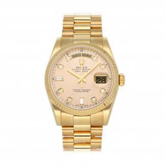 Rolex Super Clone Watch : Day-Date 118238 MET CHP DIA PRS
