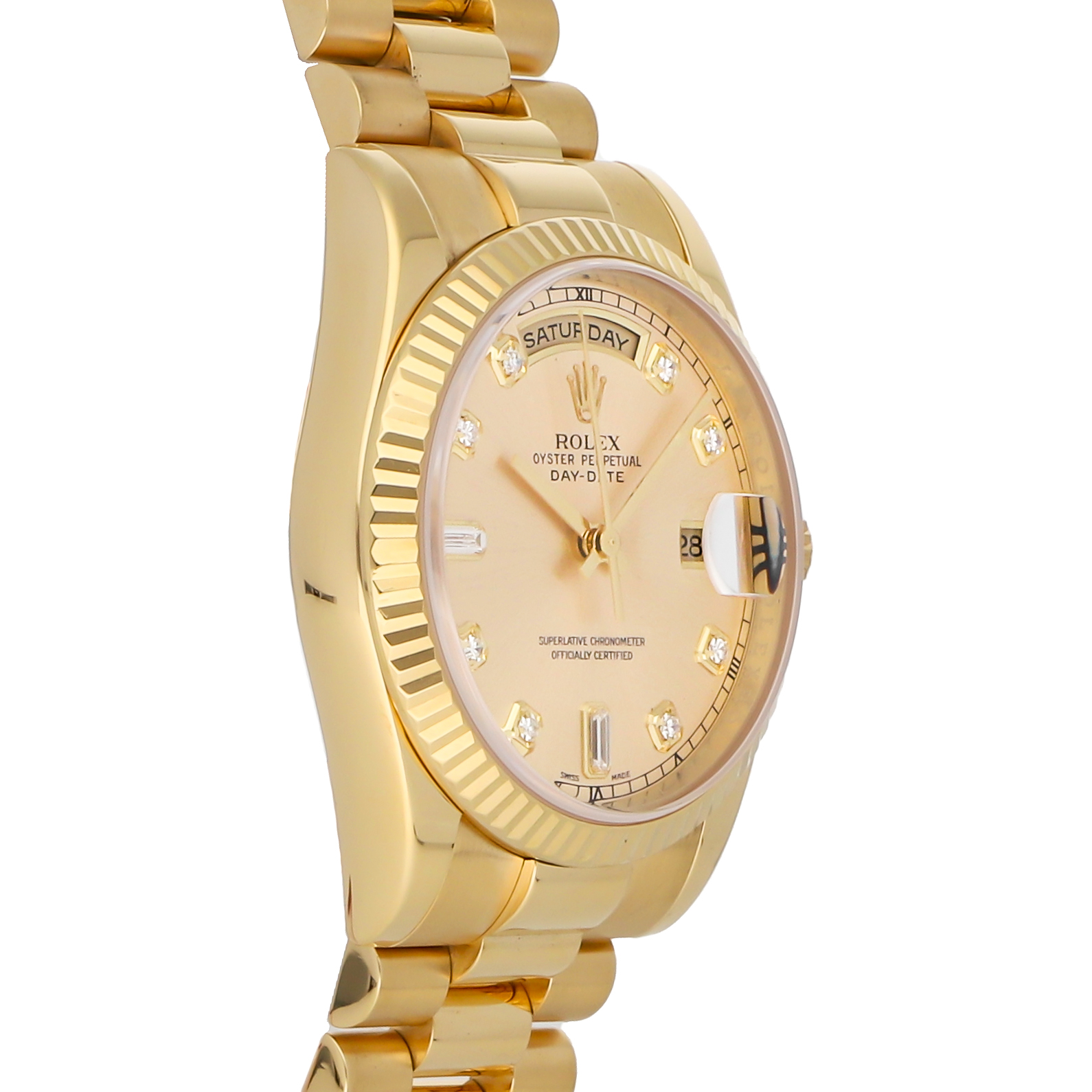 Rolex Super Clone Watch : Day-Date 118238 MET CHP DIA PRS - Image 2