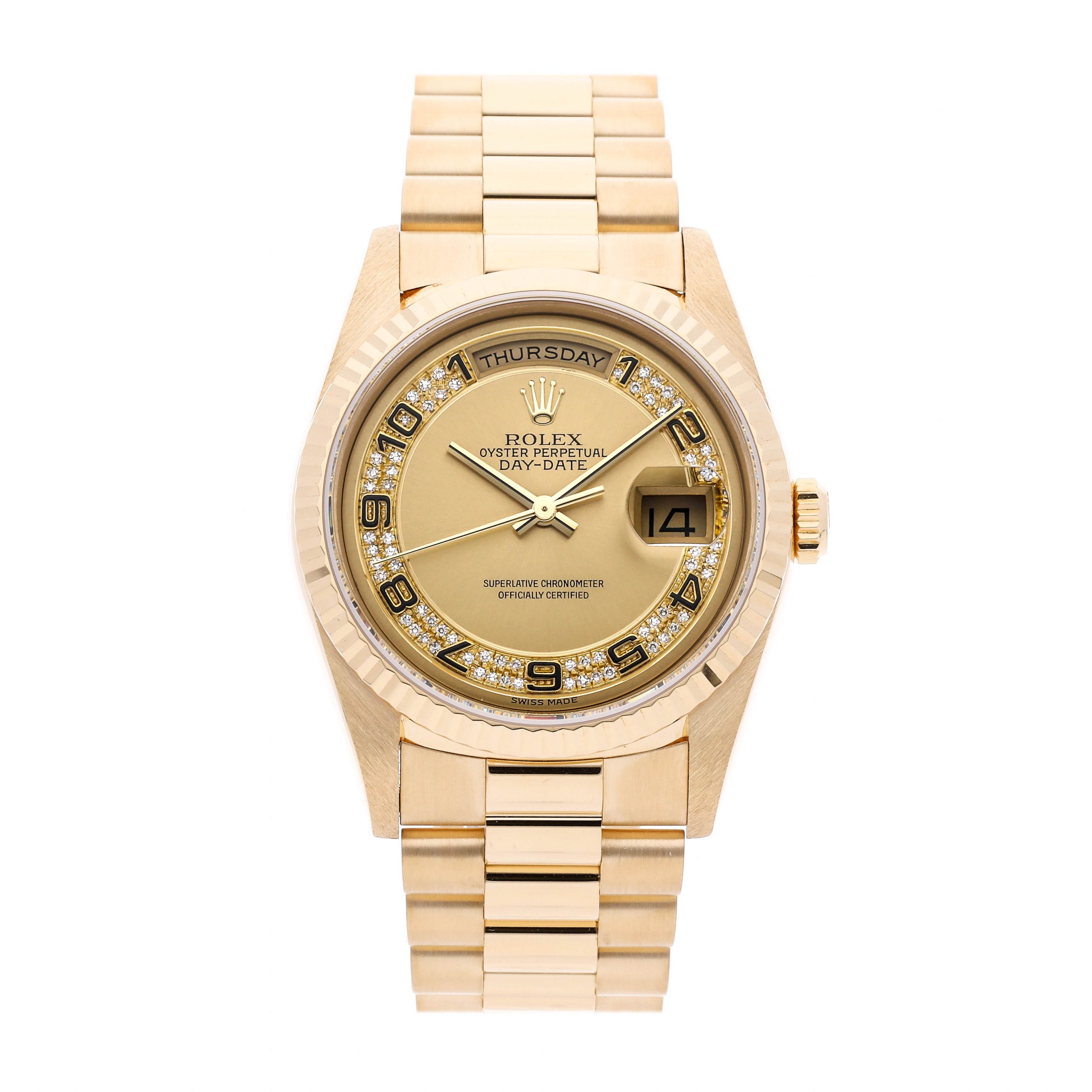 Rolex Super Clone Watch : Day-Date 18238 CHP MYR DIA AR PRS