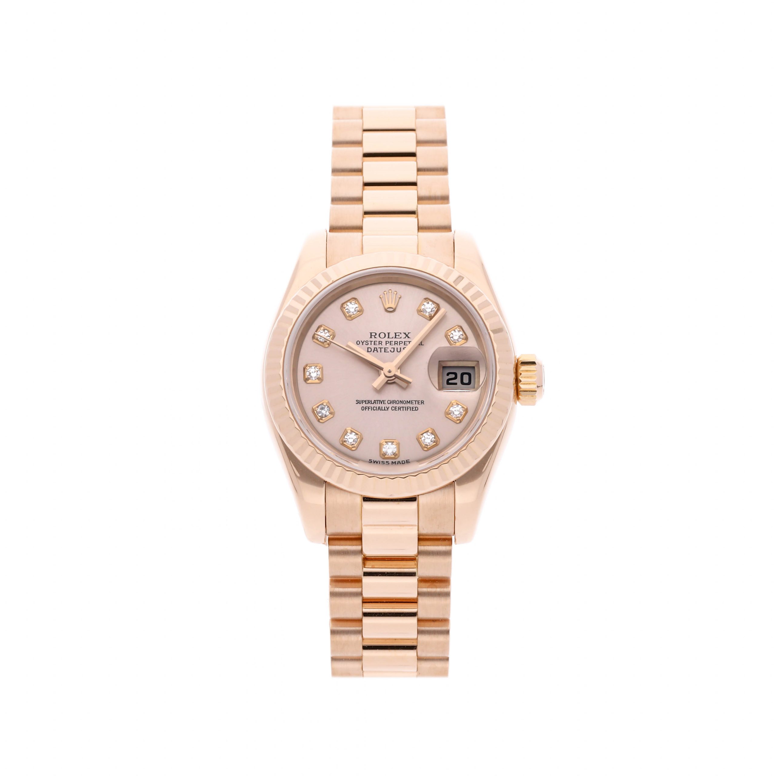 Rolex Super Clone Watch : Datejust 179175 PNK DI PRS