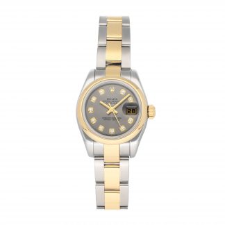 Rolex Super Clone Watch : Datejust 179163 STL DIA OYS