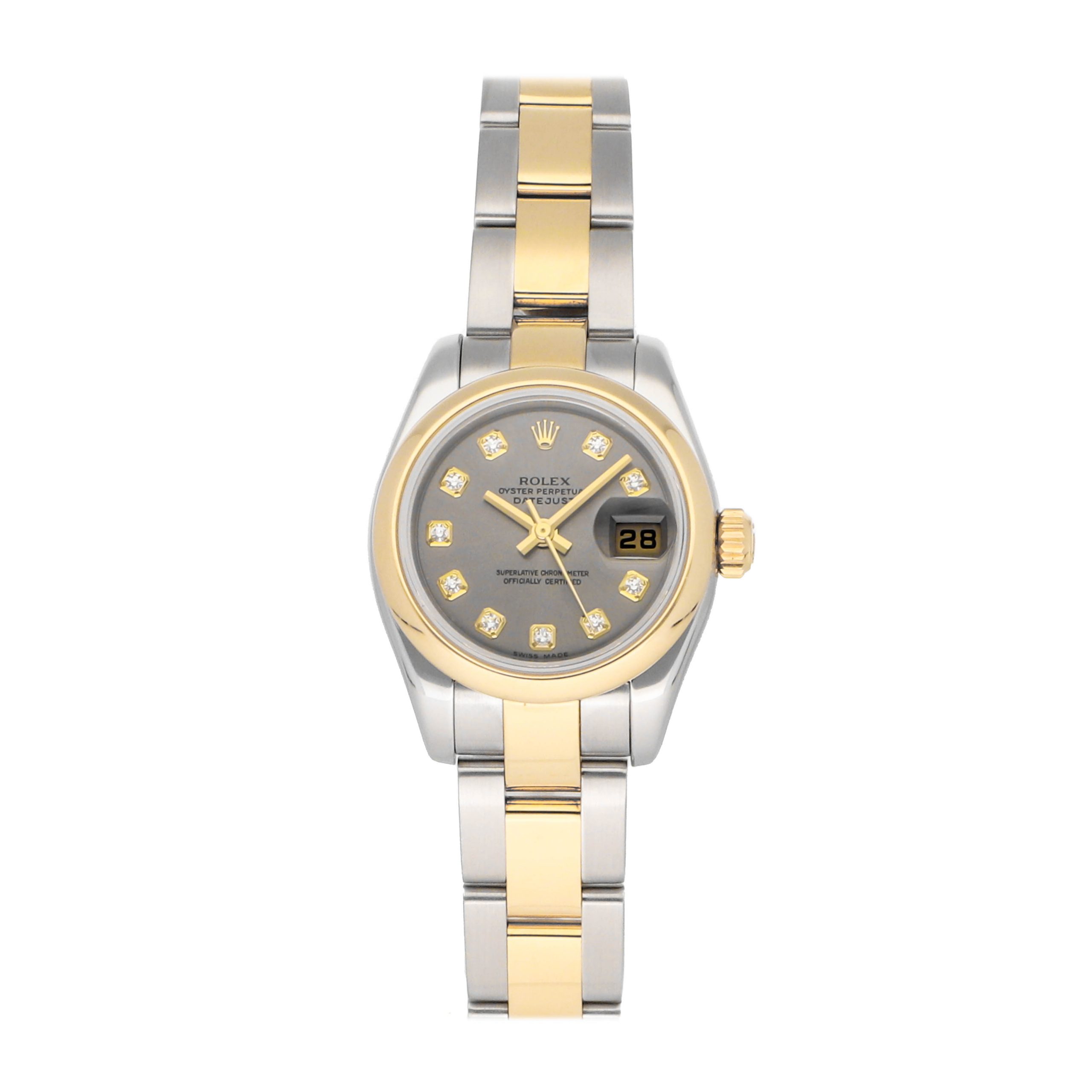 Rolex Super Clone Watch : Datejust 179163 STL DIA OYS