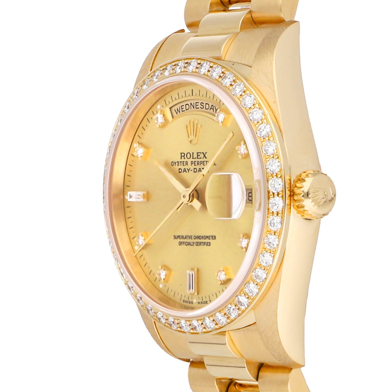 Rolex Super Clone Watch : Day-Date 18348 CHP SM RD BG PRS - Image 3