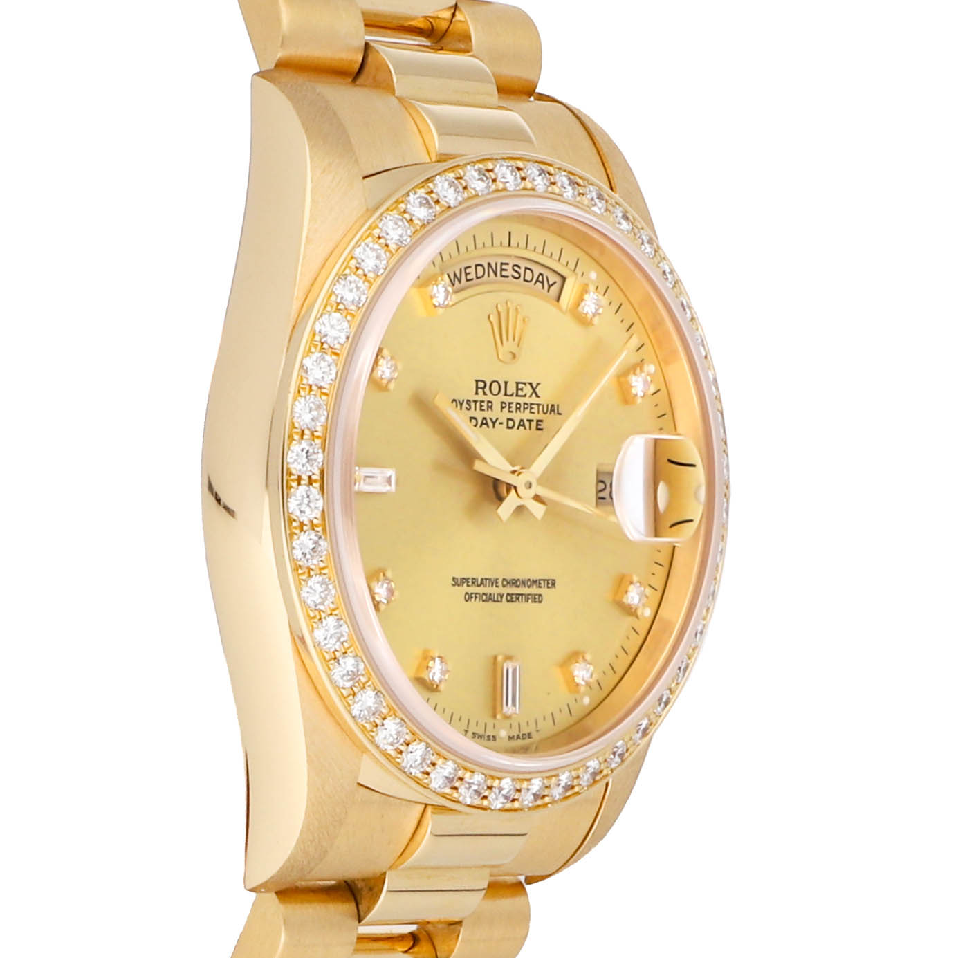 Rolex Super Clone Watch : Day-Date 18348 CHP SM RD BG PRS - Image 2