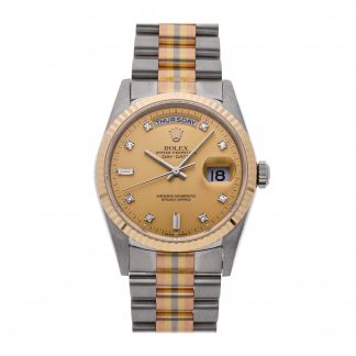Rolex Super Clone Watch : Day-Date Tridor 18239B CHP DIA TRI