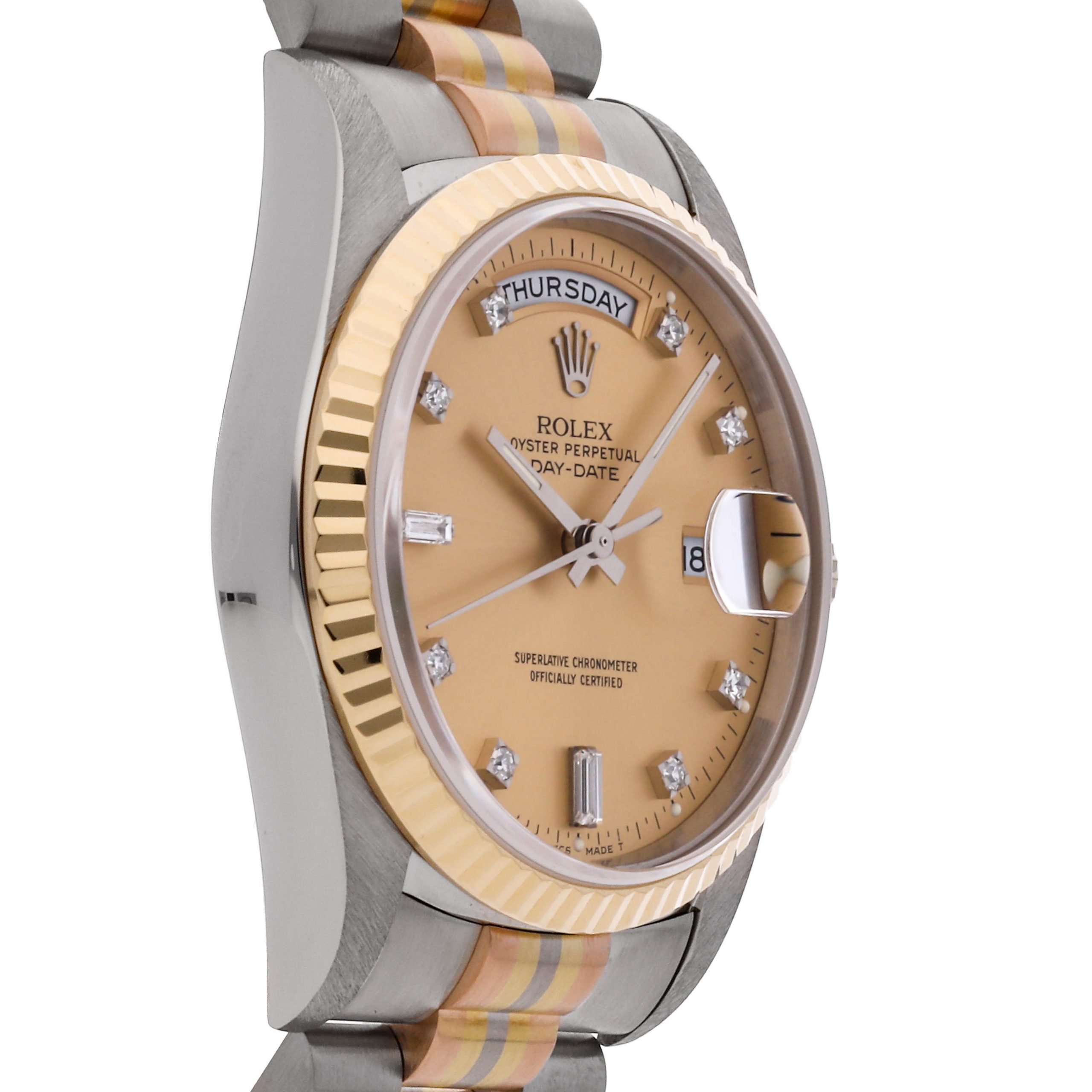 Rolex Super Clone Watch : Day-Date Tridor 18239B CHP DIA TRI - Image 2