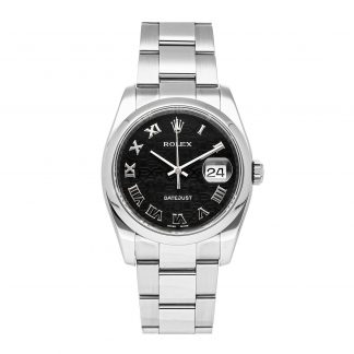 Rolex Super Clone Watch : Datejust 116200 BLK JUB ROM OYS